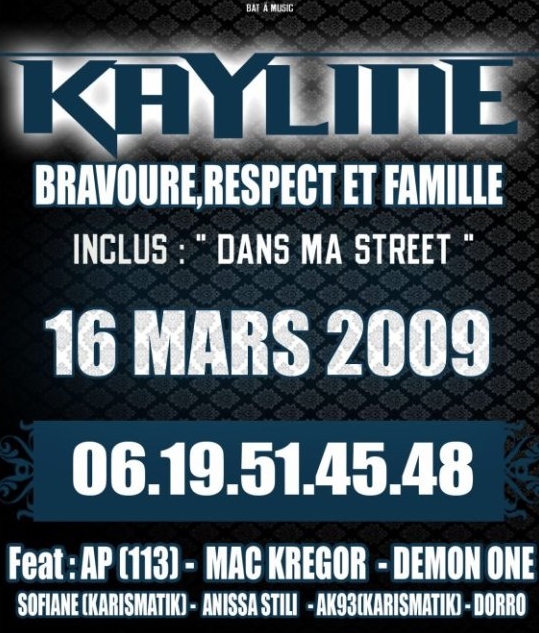 Kayline - BRAVOURE RESPECT FAMILLE