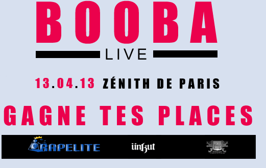 Jeux concours Booba Zenith de Paris : les gagnants