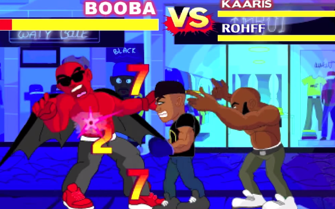 Booba VS Kaaris et Rohff Budokai Rap Game
