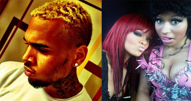 Nicki Minaj,Kendrick Lamar et Rihanna sur l'album X de Chris Brown