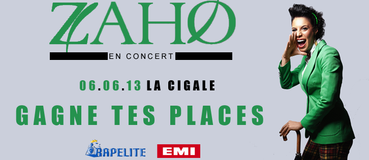 Zaho en concert à la Cigale le 6 juin : Gagne tes places