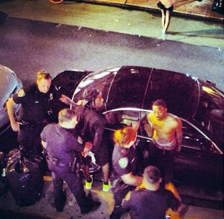 L'arrestation d'A$AP Rocky à Manhattan