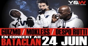 Guizmo, Despo Rutti et Mokless en concert au Bataclan !