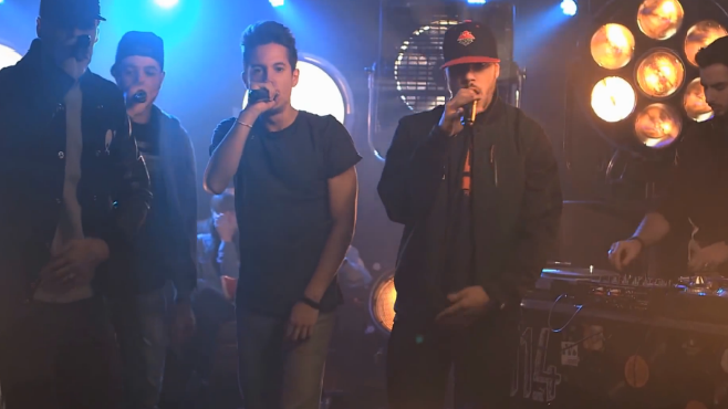 Le S-Crew interprète le morceau "Pour ceux" de la Mafia K'1 Fry en live dans Monte le son! 